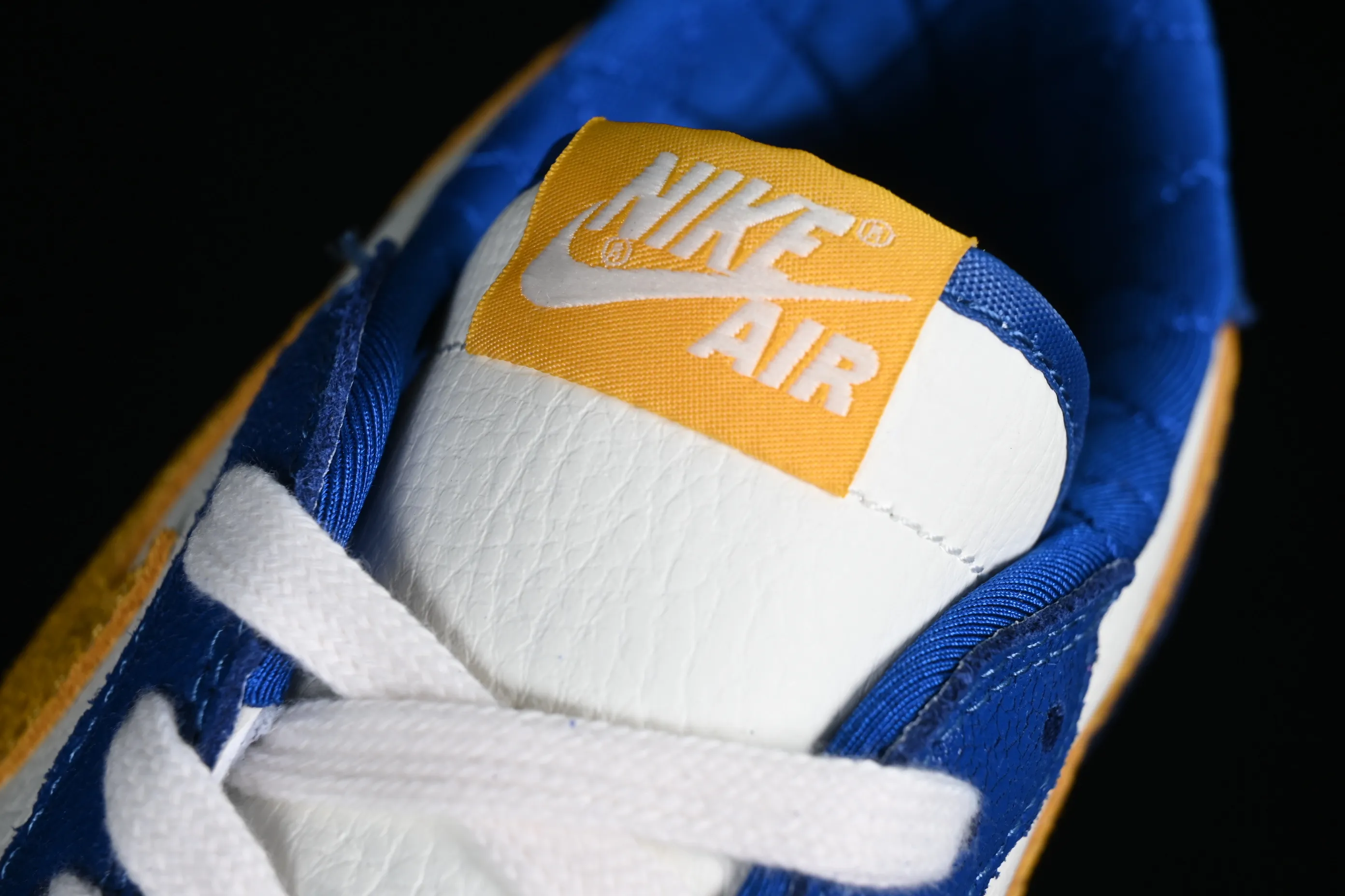 All categories Air Jordan Jordan series basketball shoes Air Jordan 1 Low Z version Air Jordan 1 Low AJ1 Joe 1 white blue yellow hook burst pattern low-top cultural and leisure sports sneakers DZ0792-103